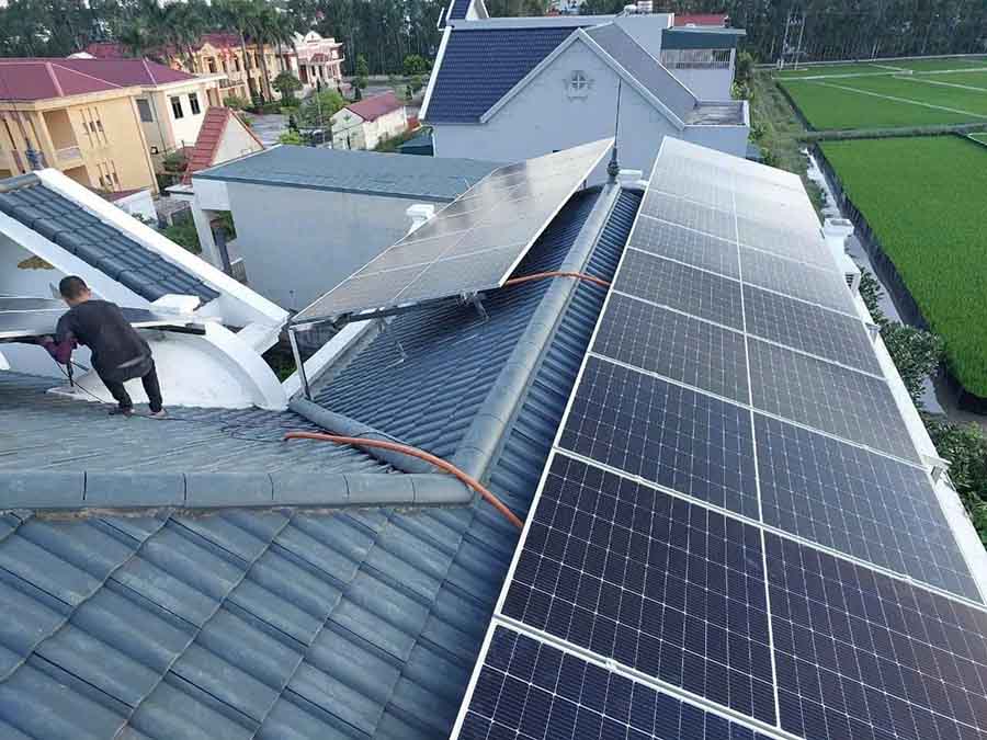 Sản lượng điện tăng đáng kể khi nâng công suất từ 3kW lên 5kW hoặc 10kW
