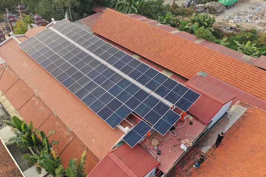 tính công suất điện mặt trời