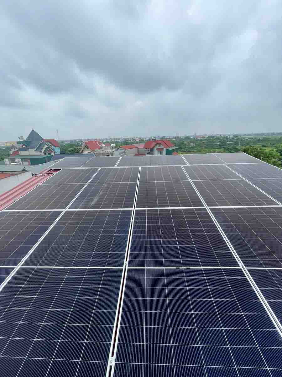 tính công suất điện mặt trời