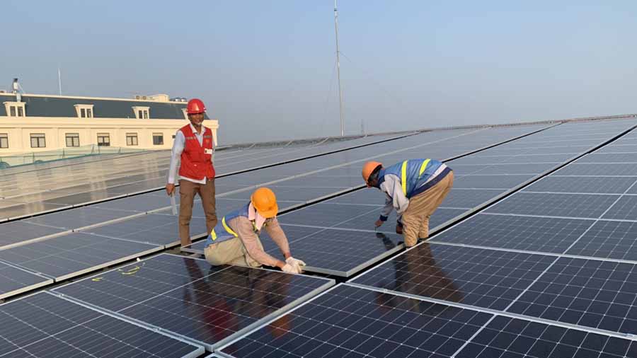 Điện mặt trời cho nhà máy