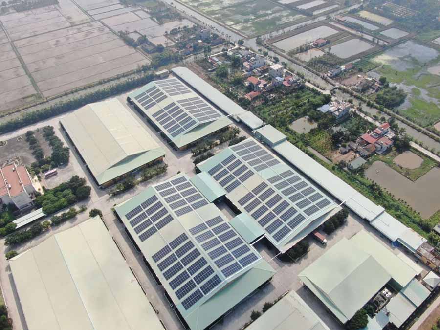 điện mặt trời cho nhà máy