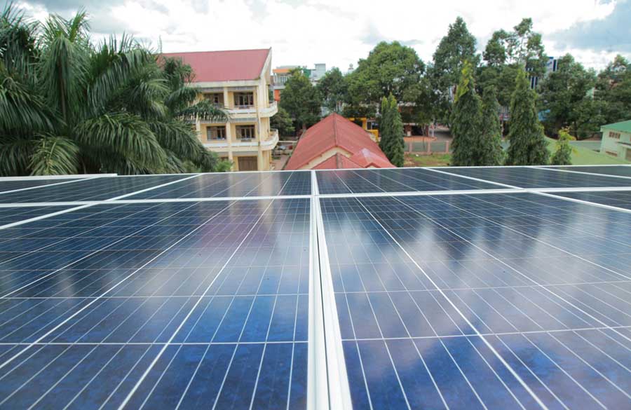 điện mặt trời cho trường học