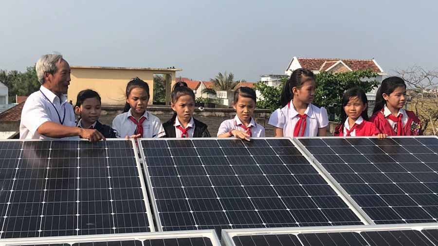 điện mặt trời cho trường học