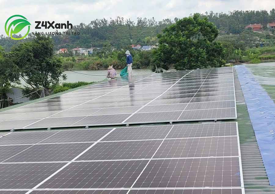 Hệ thống 15kW cung cấp điện cho sản xuất và hòa lưới EVN