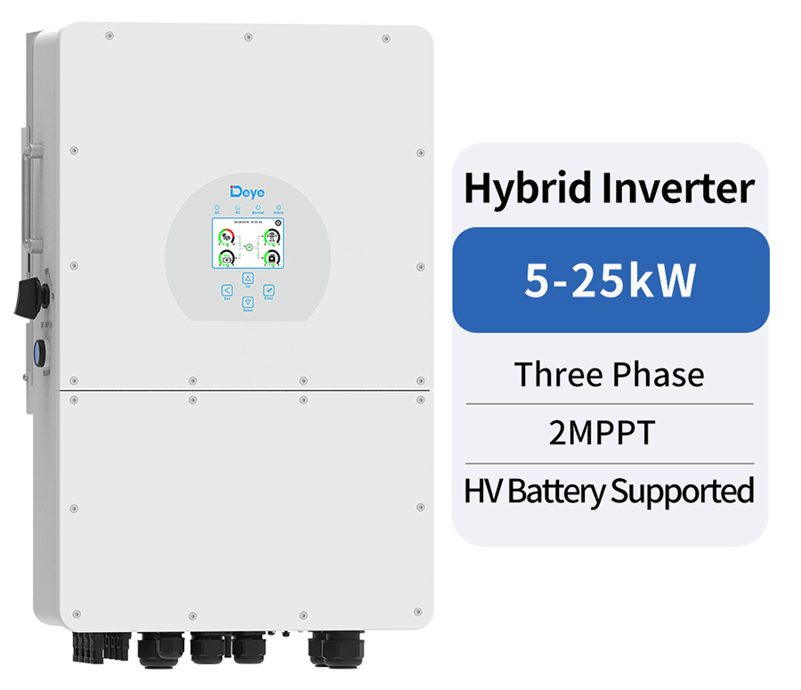 Inverter Deye hybrid – vừa hòa lưới vừa lưu trữ điện dùng khi mất điện.
