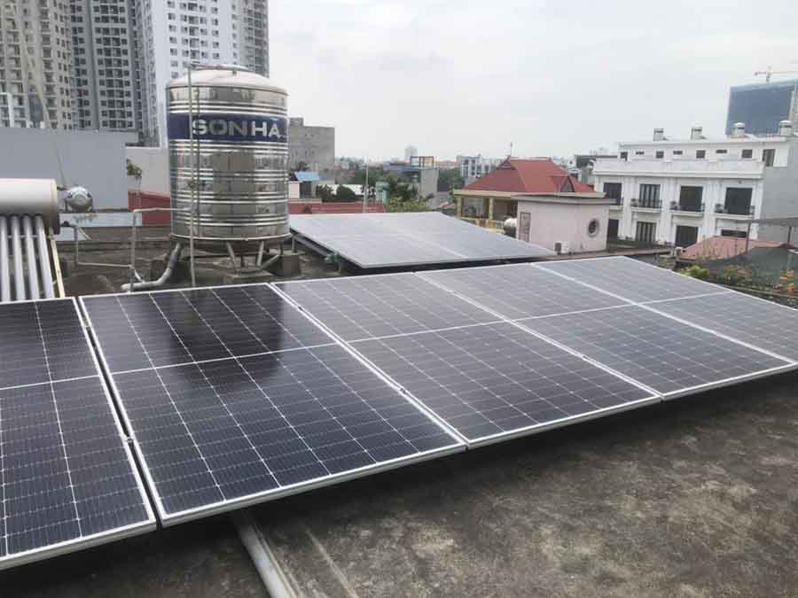 lắp đặt điện mặt trời cho nhà trọ