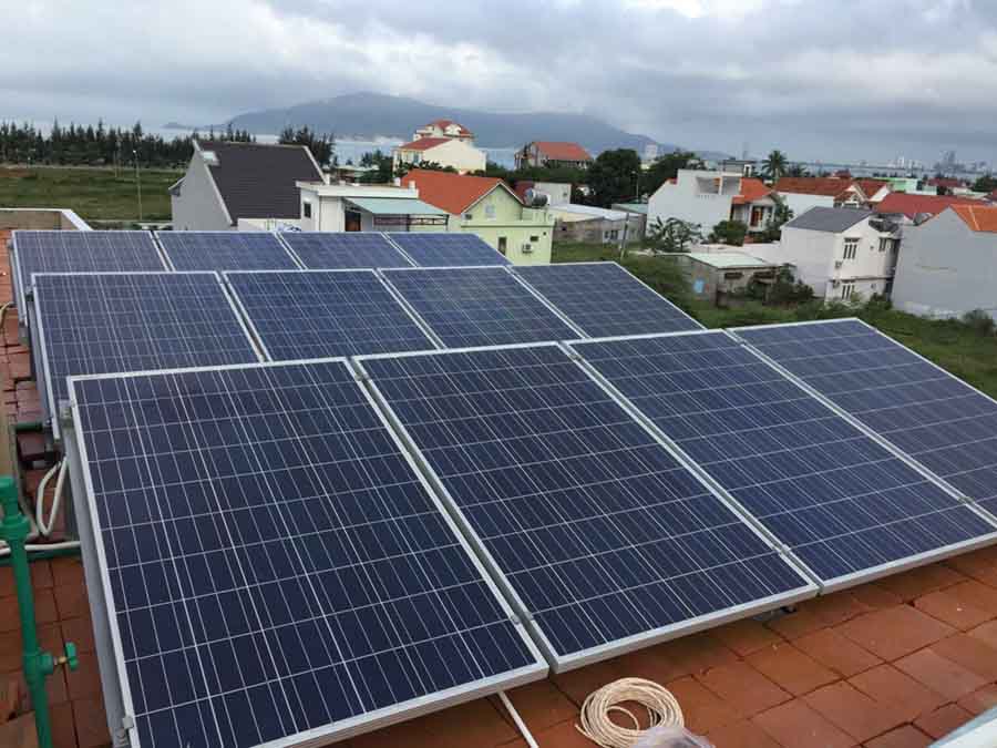 lắp đặt điện mặt trời cho văn phòng