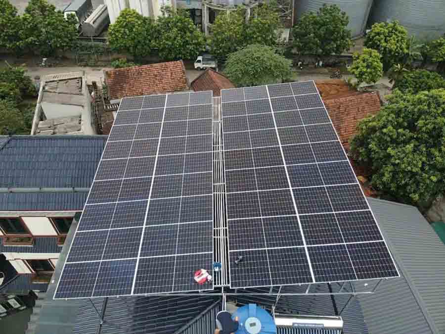 Lắp điện mặt trời tại Hà Nội