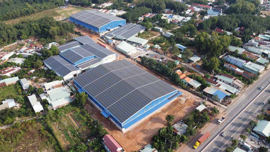 lắp điện mặt trời cho nhà xưởng