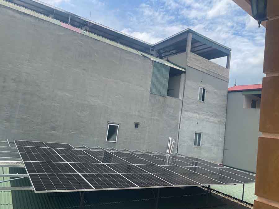 quy trình lắp đặt điện mặt trời