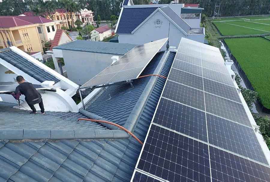 Biểu đồ vòng đời hệ thống điện mặt trời