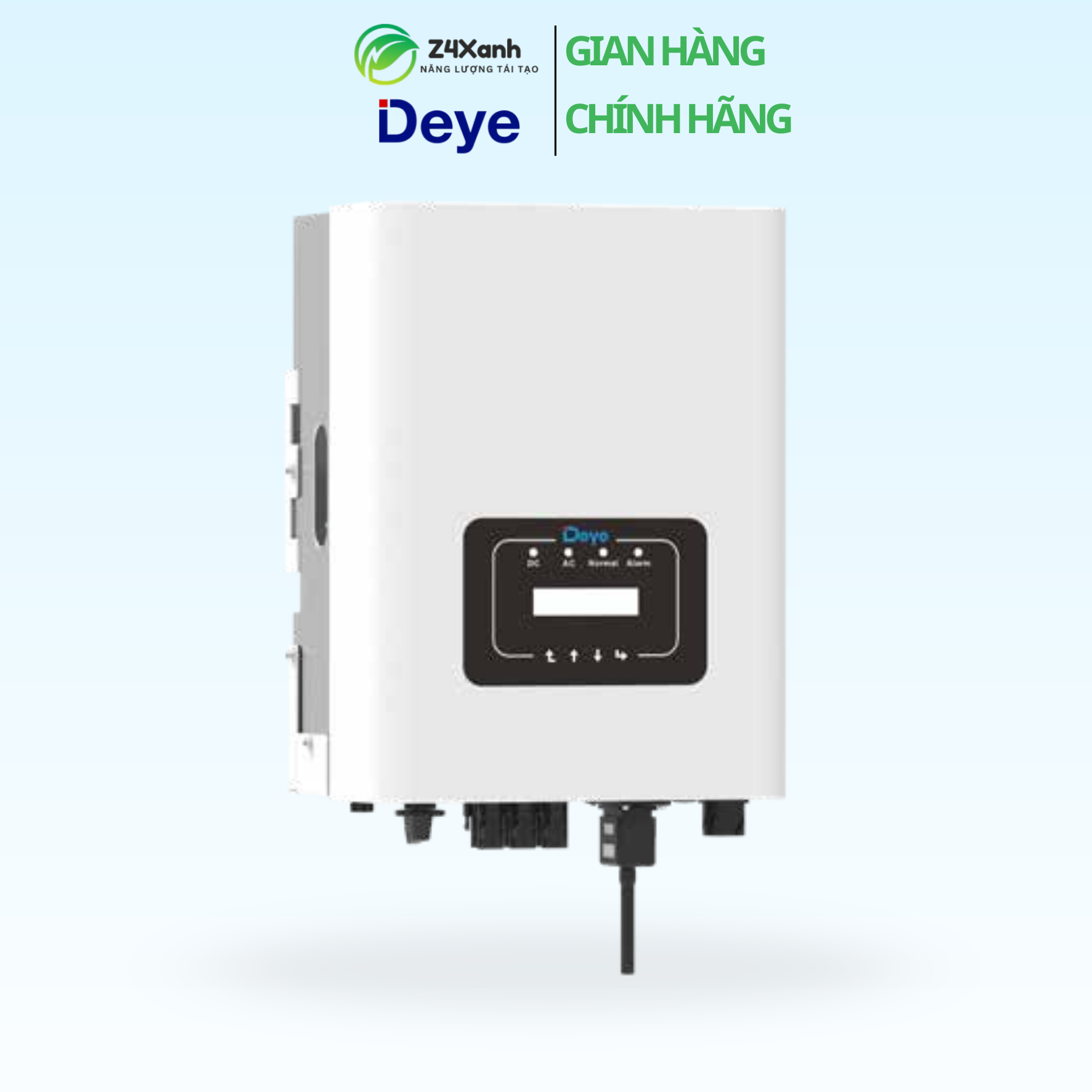 Inverter Deye hòa lưới 3 pha 15kW, 2 MPPT (kèm WiFi), Model SUN-15K-G05