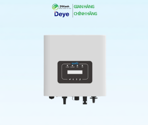 Inverter Deye hòa lưới 1 pha 3kW, 1 MPPT (kèm WiFi & CT), Model SUN-3K-G04P1-EU-AM1