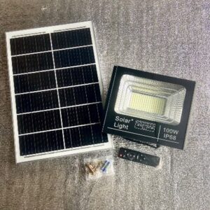 ĐÈN PHA BÁO PIN NĂNG LƯỢNG MẶT TRỜI BP 100W THIẾU