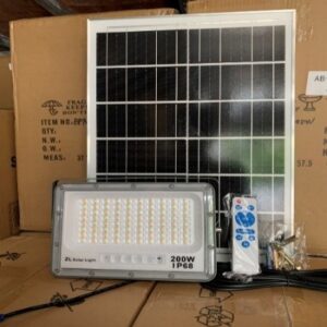 ĐÈN PHA BÁO PIN NĂNG LƯỢNG MẶT TRỜI PHA MỚI 200W