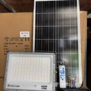ĐÈN PHA BÁO PIN NĂNG LƯỢNG MẶT TRỜI PHA MỚI 400W