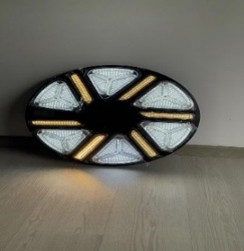 ĐÈN UFO 6K, 2 MÀU  (NHÁY/ KHÔNG NHÁY) NĂNG LƯỢNG MẶT TRỜI