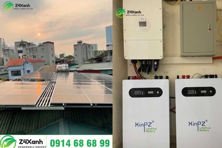 tính công suất điện mặt trời