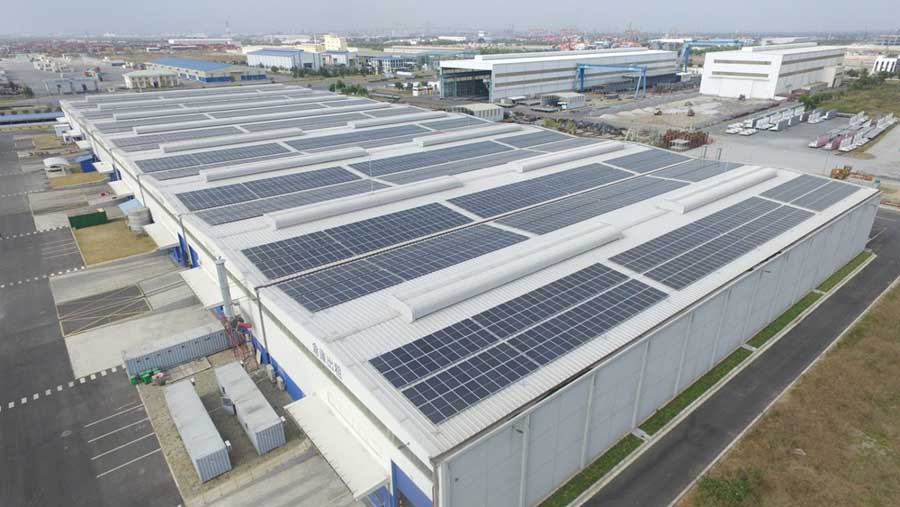 điện mặt trời cho khu công nghiệp