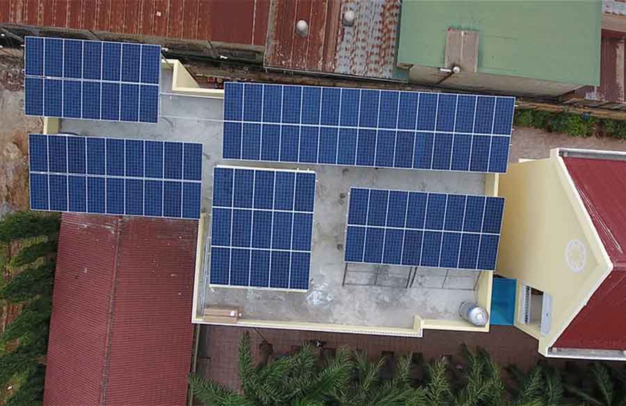 điện mặt trời cho trường học