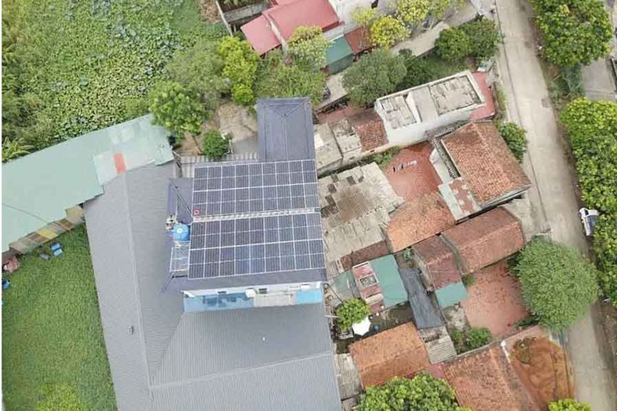 hệ thống điện mặt trời 15kw