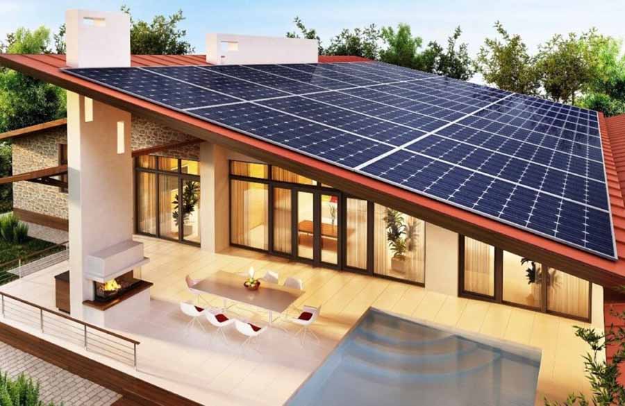 Lắp đặt điện mặt trời cho biệt thự